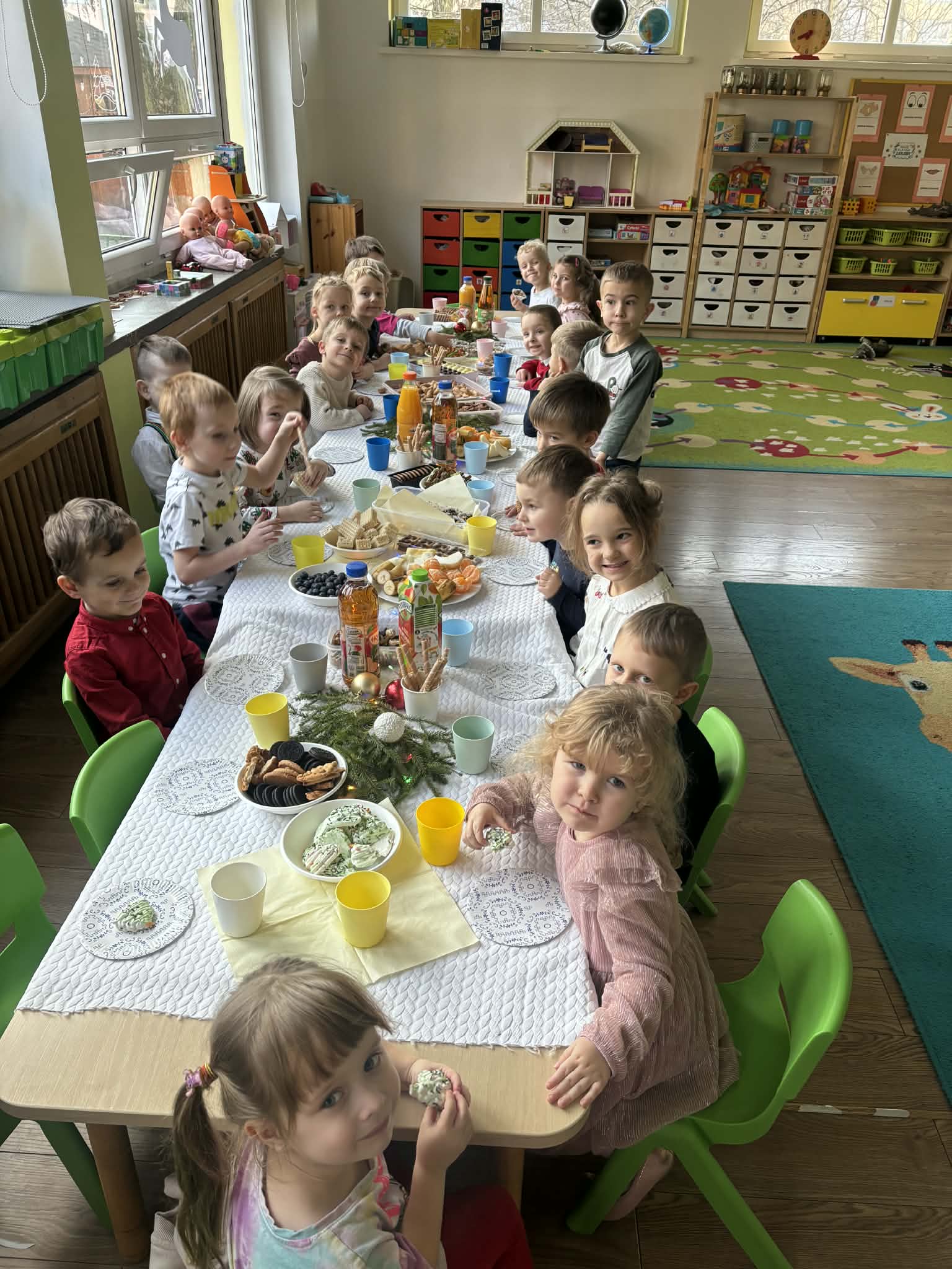 dzieci na wigili kolasowej